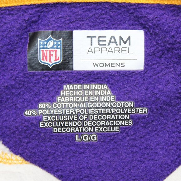 NFL Team Apparel Minnesota Vikings Pullover Hoodie - Size L - Picture 6 of 8